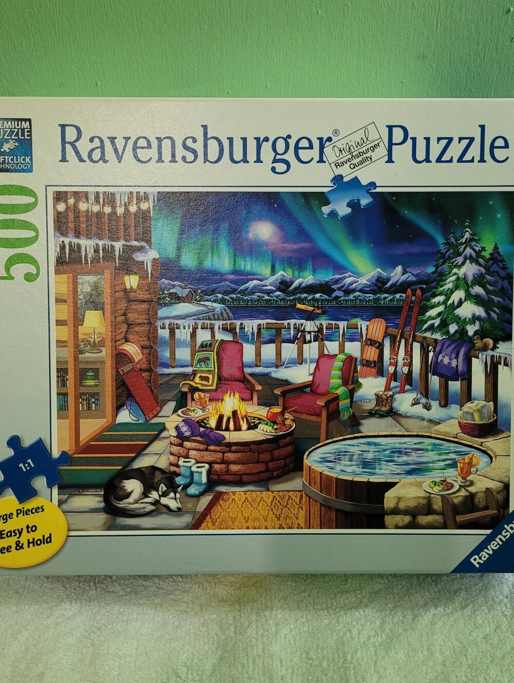 RAVENSBURGER Northern Lights, 500 Large Pieces Puzzle